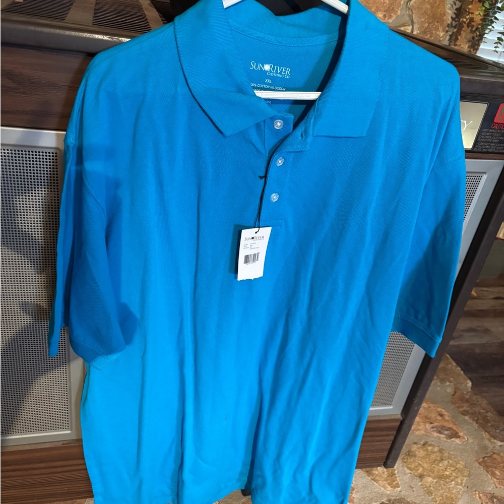 Men's Blue Polo Shirt